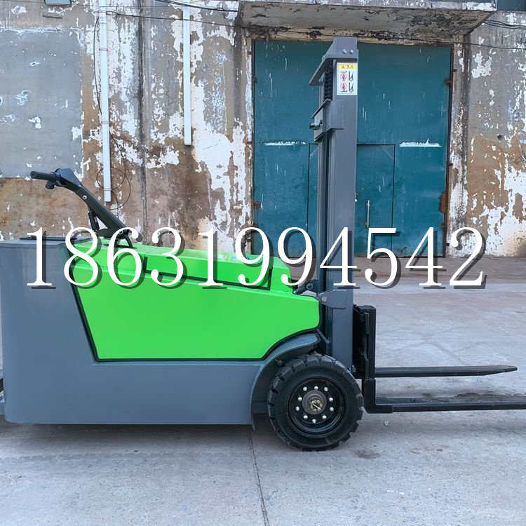 芦山县小型电动叉车1吨2吨步行站驾式电瓶堆高充电装卸车液压升降车铲车